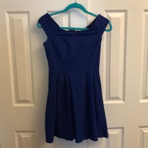 Off the Shoulder Fit and Flare Dress